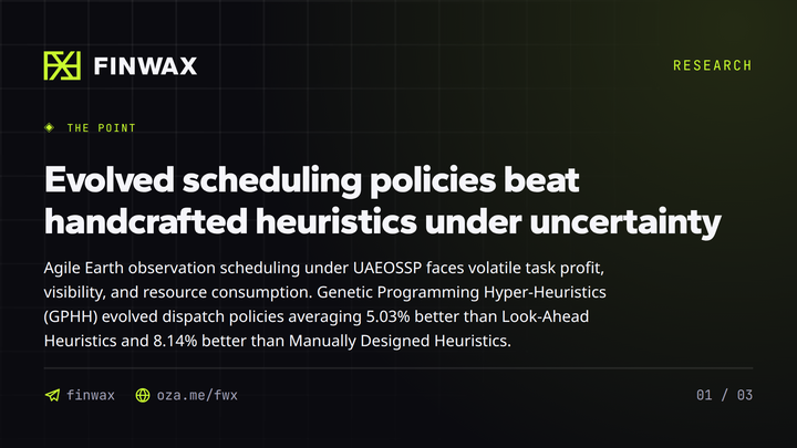 Evolved scheduling policies beat handcrafted heuristics under uncertainty