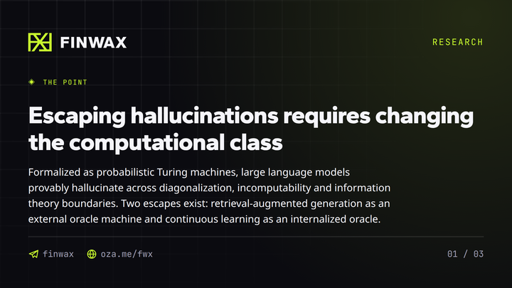 Escaping hallucinations requires changing the computational class